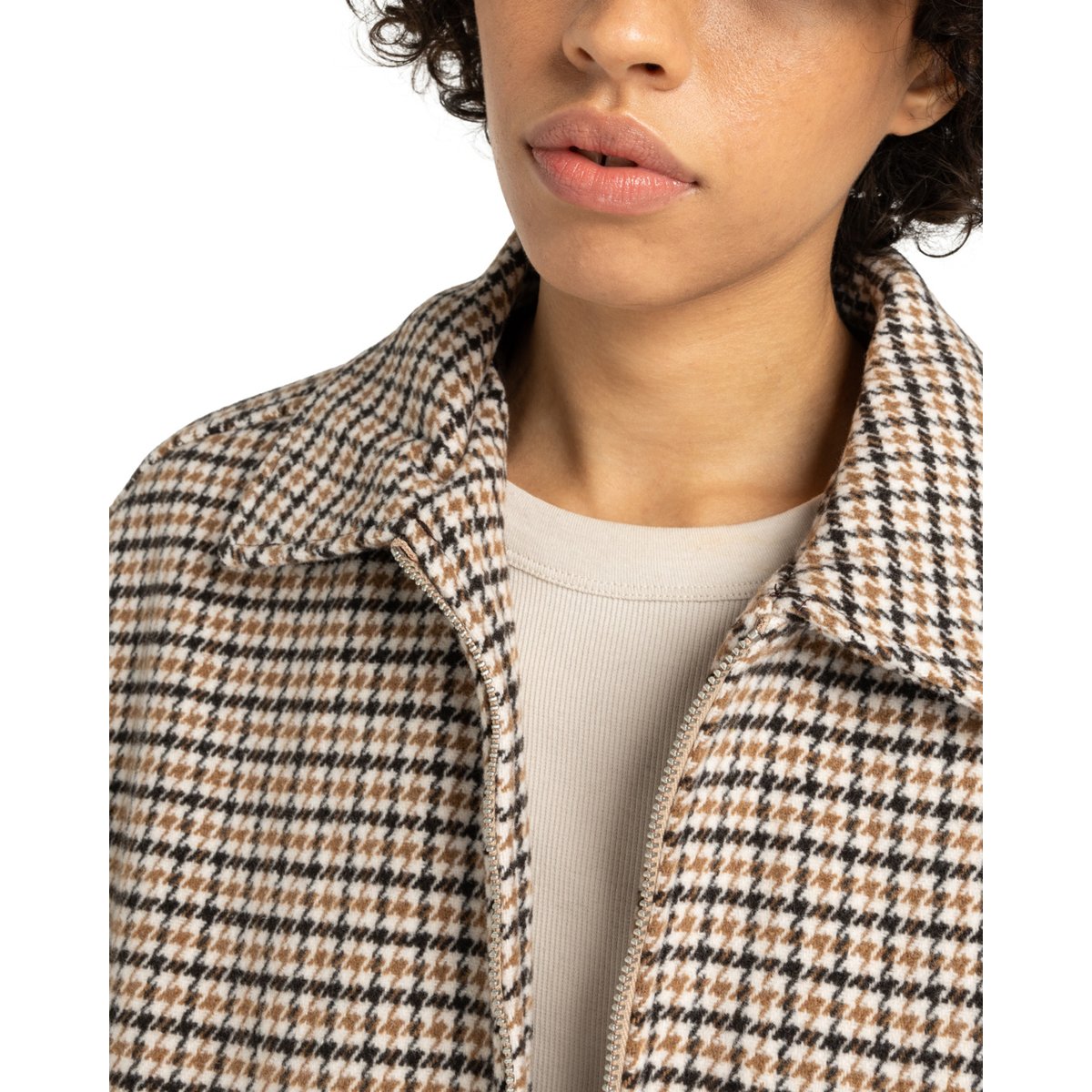 Veste bomber DOGTOOTH BOMBER W marron dogtooth java, ELEMENT