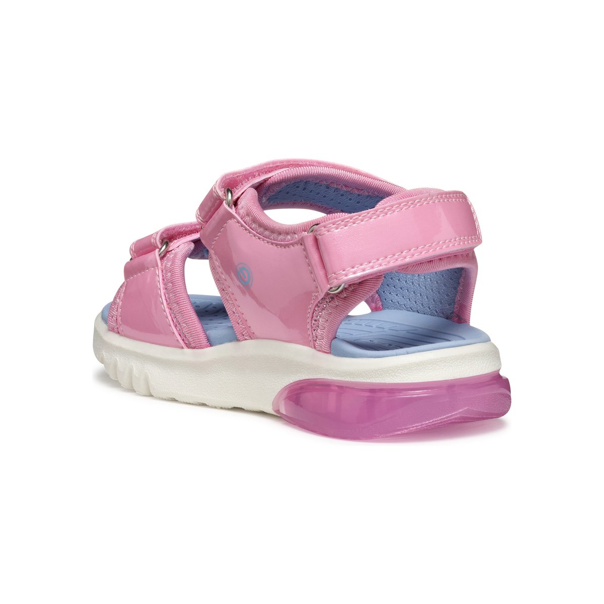 Baskets À Led J SANDAL CIBERDRON rose/bleu ciel clair, GEOX