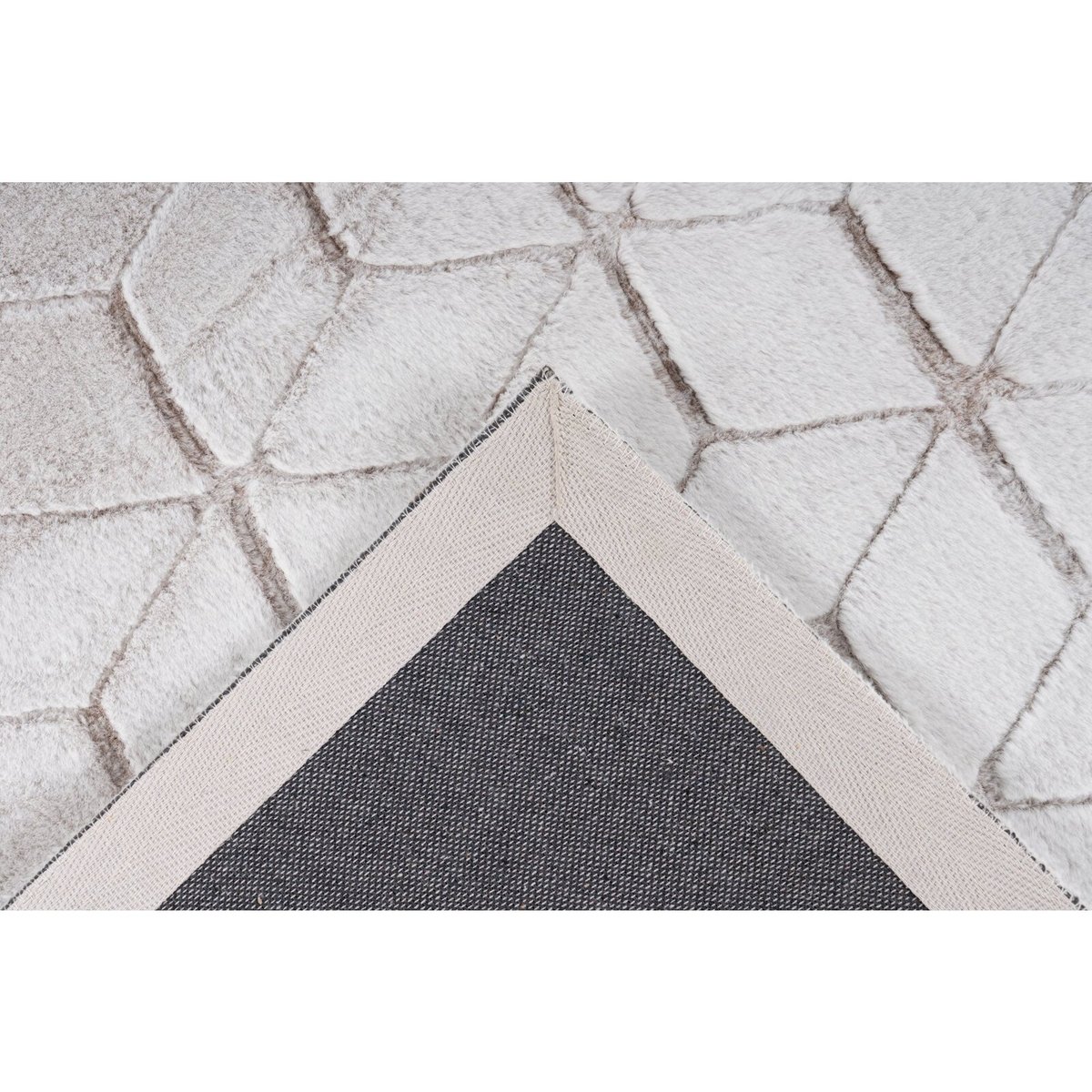 Tapis rectangulaire, VIVICA blanc, taupe, ARTE ESPINA