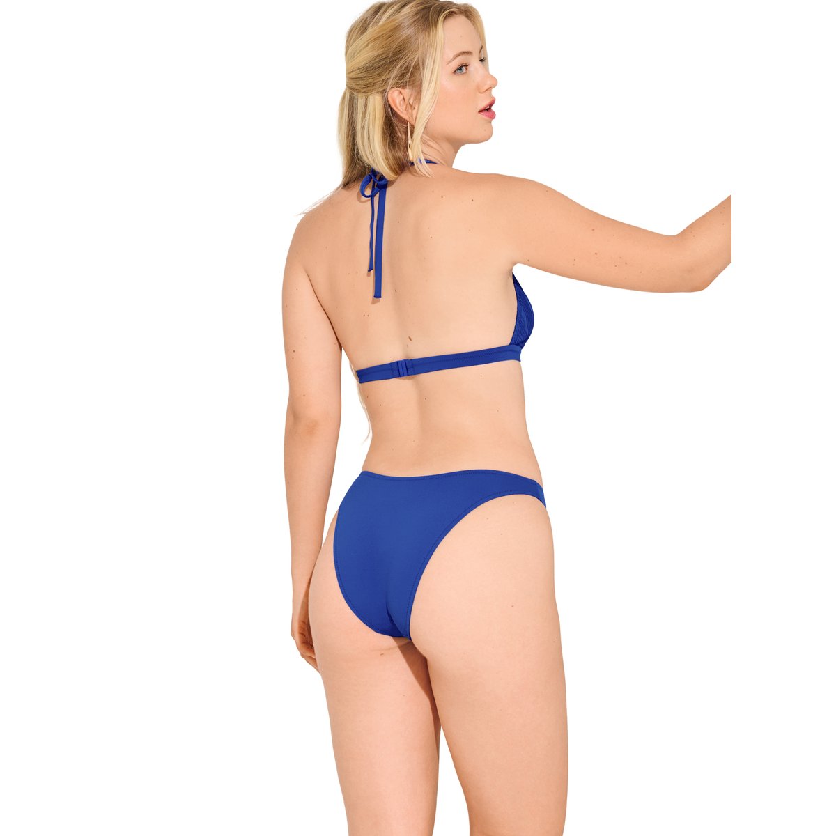 Haut maillot de bain triangle sans armatures SORRENTO bleu, LISCA