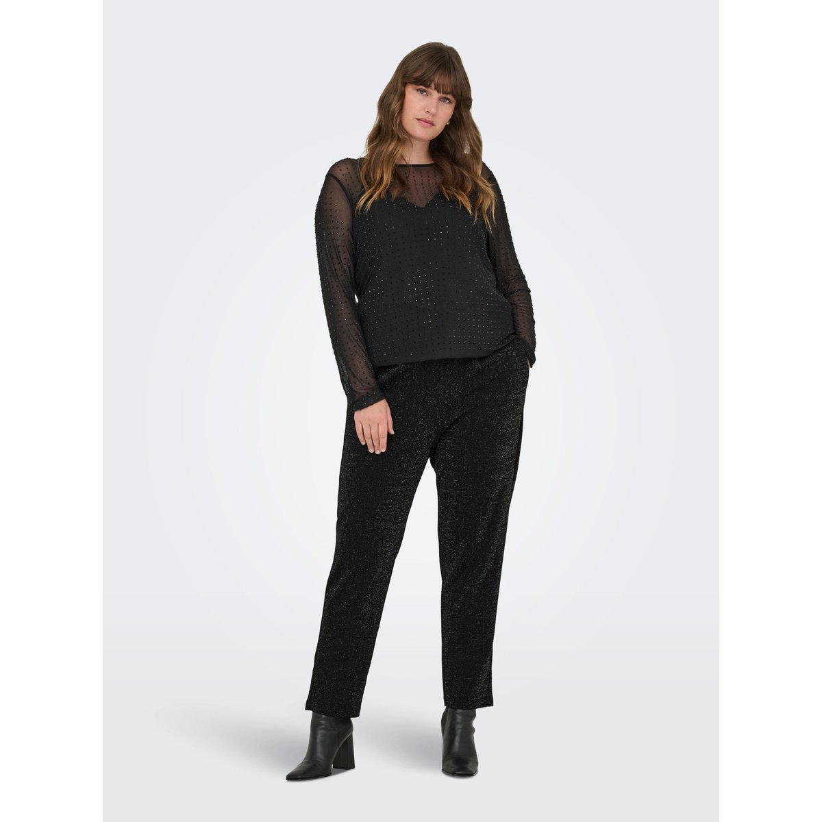 Pantalon noire - black, ONLY CARMAKOMA