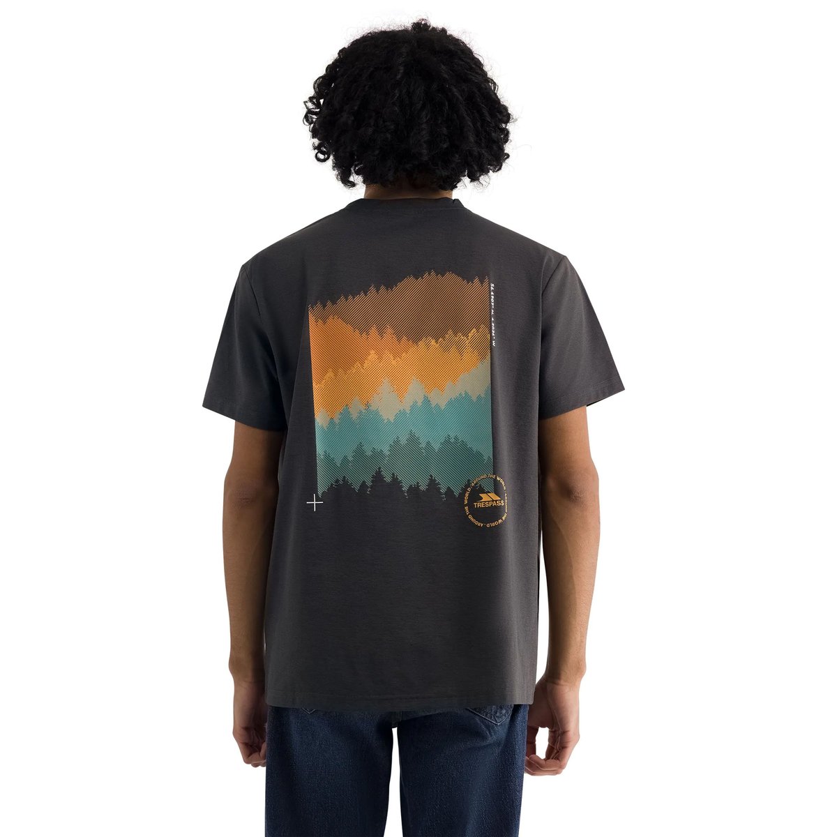 T-shirt SEAN gris foncé, TRESPASS