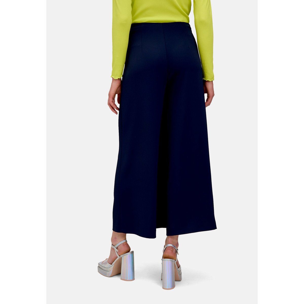 Pantalon casual à jambes larges maritime blue, CARTOON