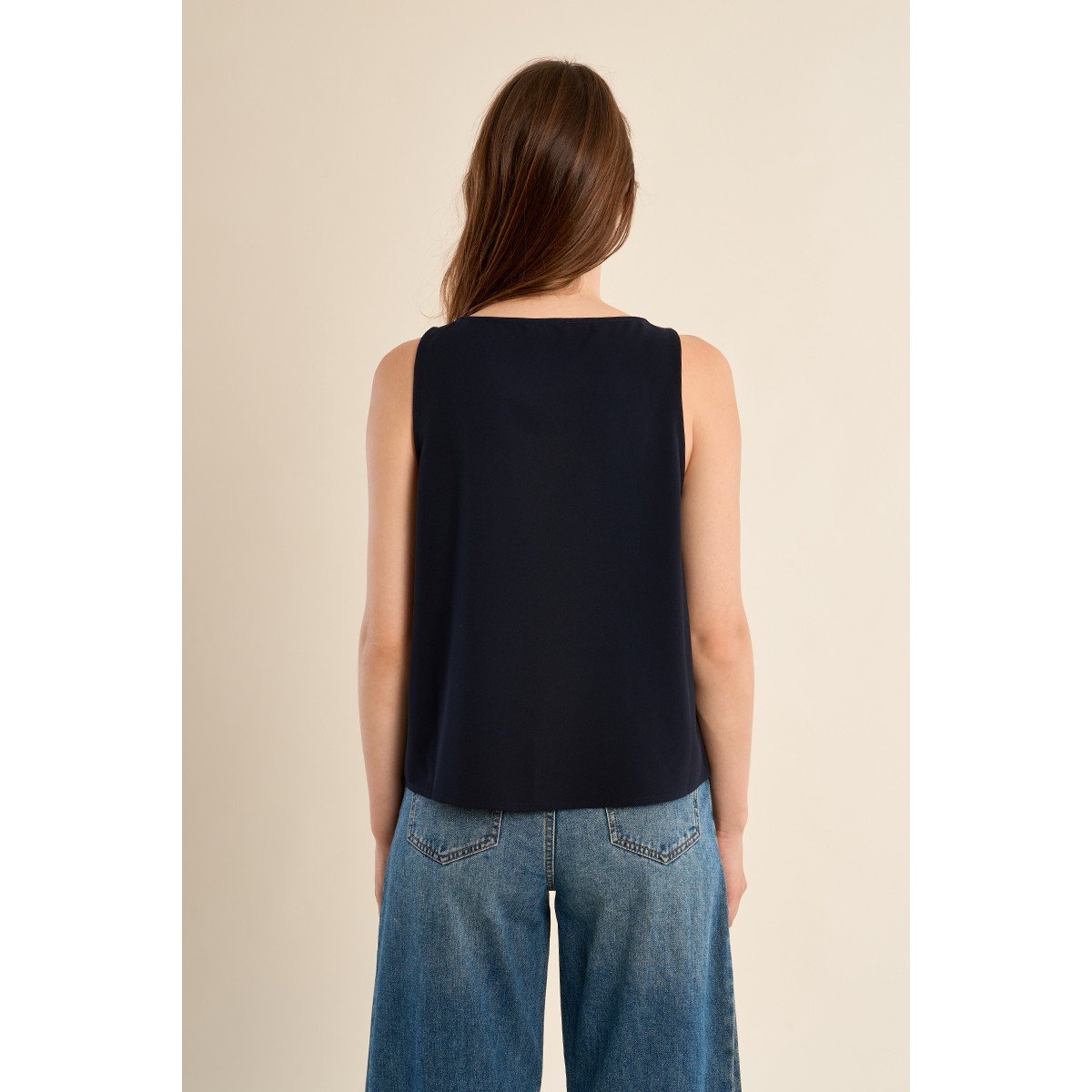 Débardeur sans manches navy blue, MOLLY BRACKEN