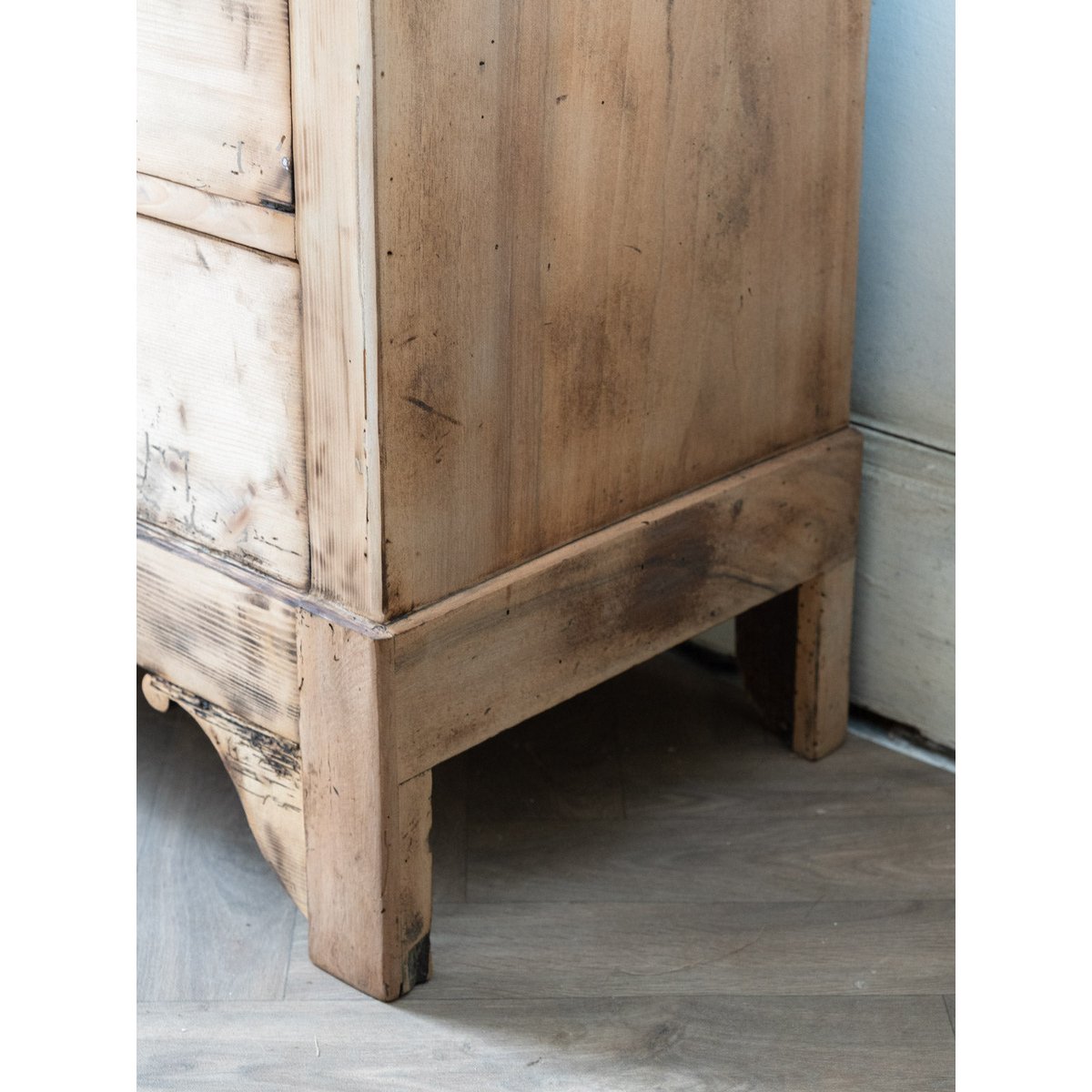 Commode ancienne en bois Garance N°737 - Bon état bois clair, DEBONGOUT