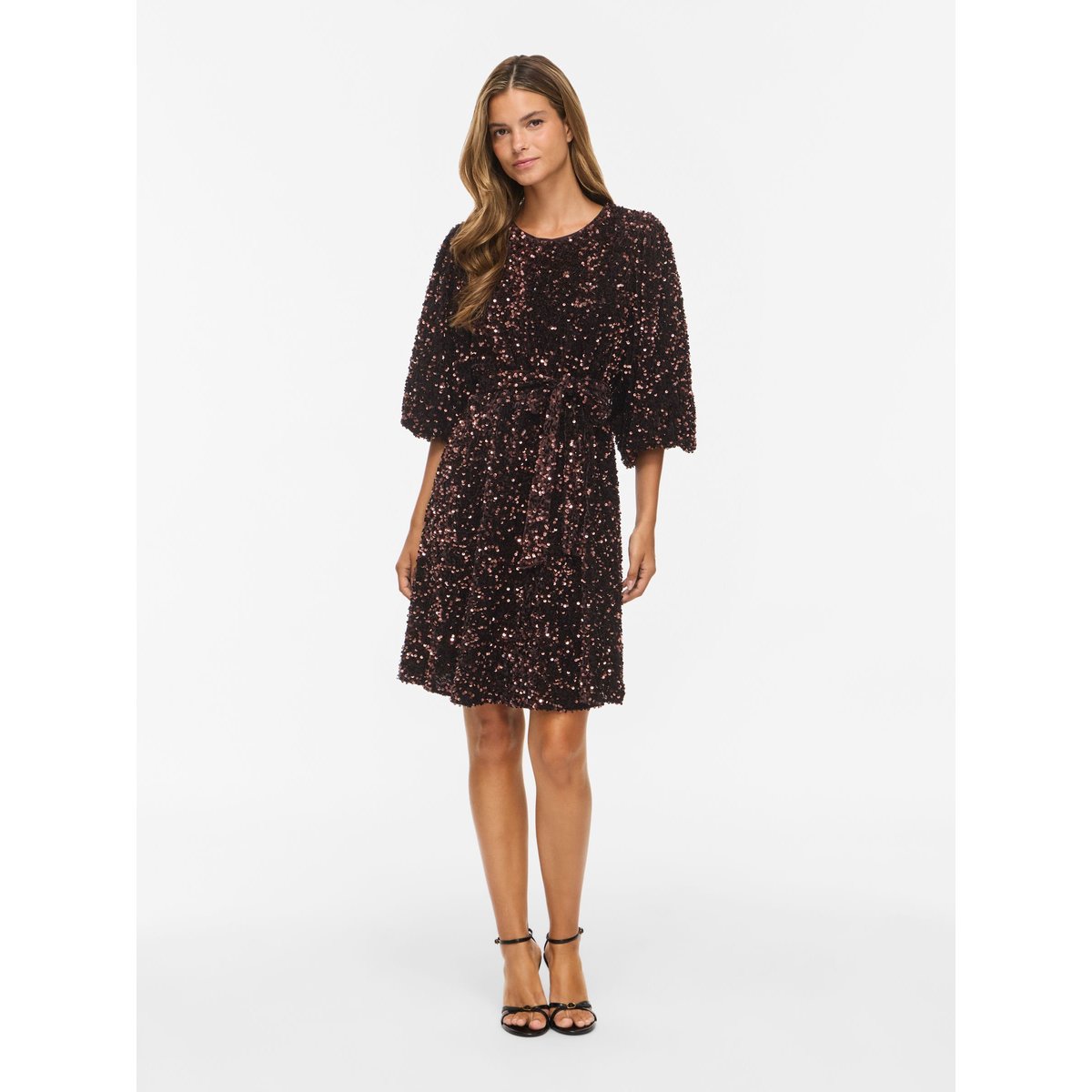 Robe Courte marron - coffee bean1, VILA
