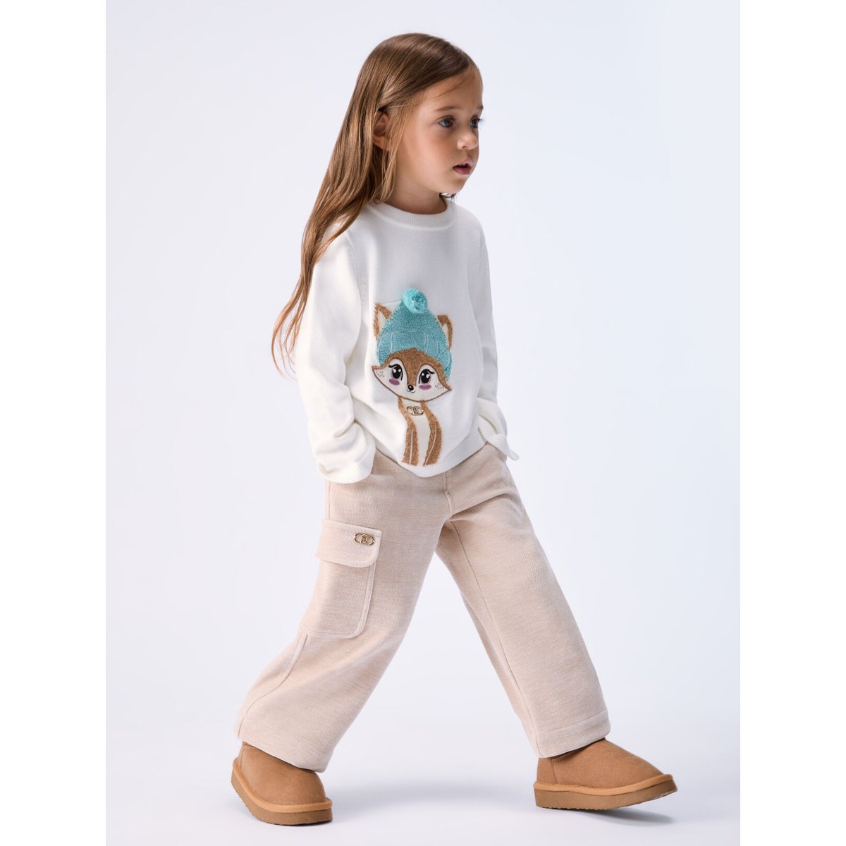 Pantalon en velours beige, LIU JO