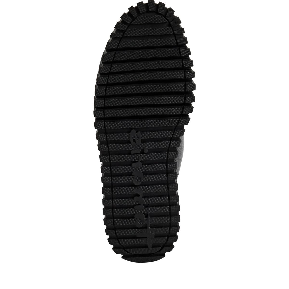 Bottine en cuir noir cuir, TAMARIS