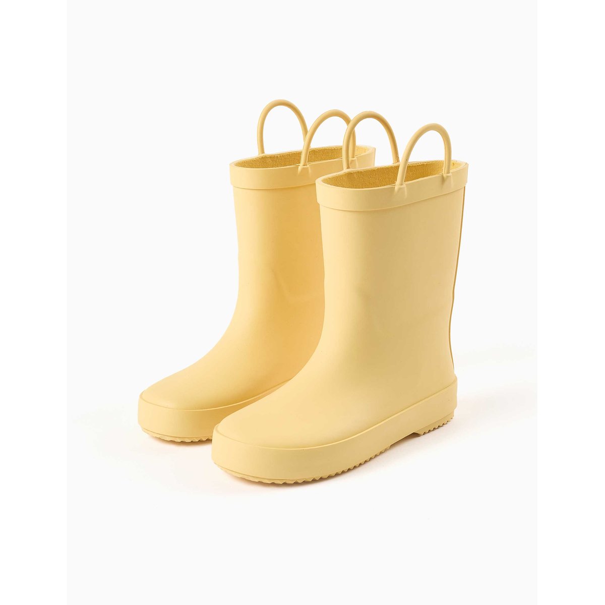 Bottes de pluie en caoutchouc avec anses jaune, ZIPPY