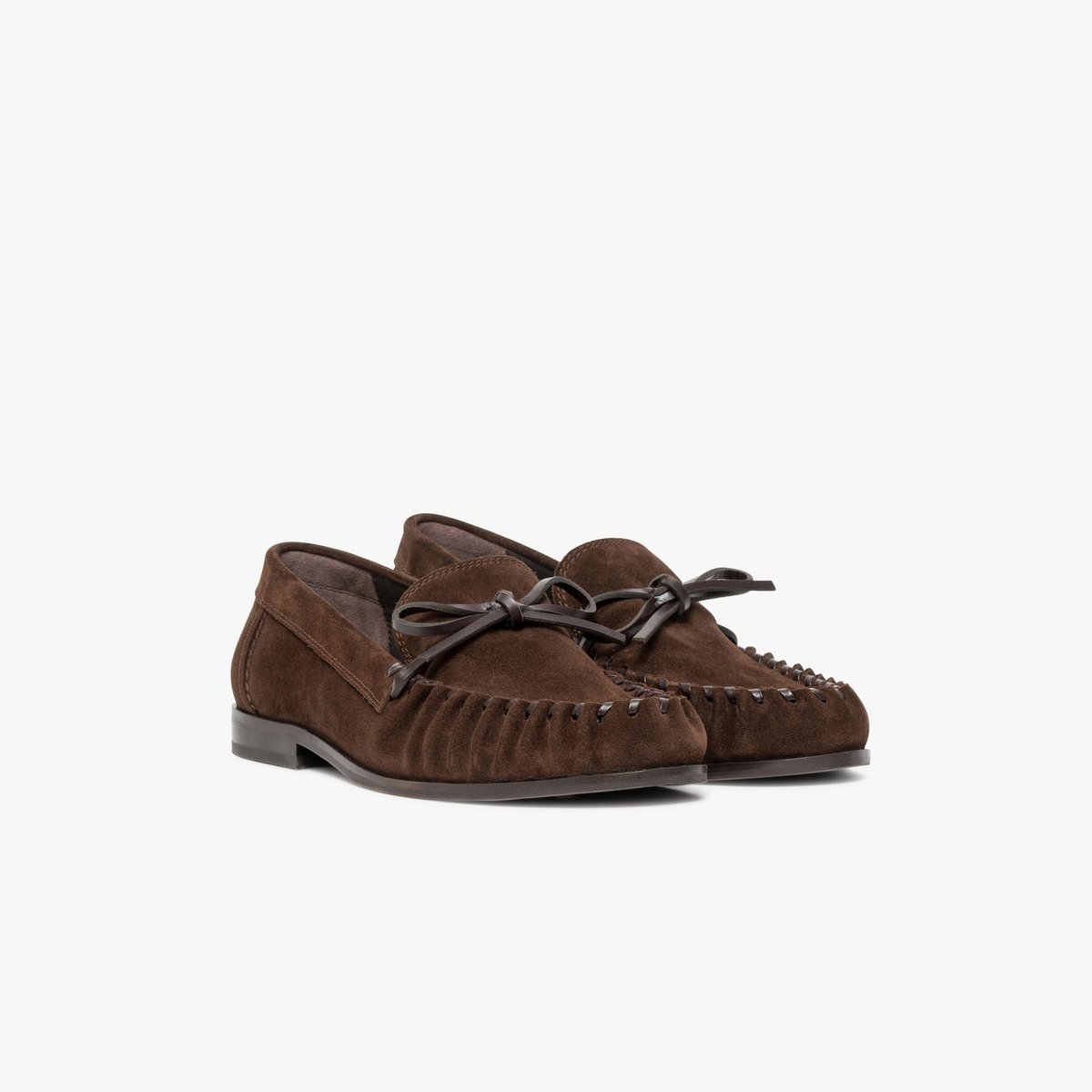 Mocassin en cuir ALEXIE marron chocolat, BOCAGE