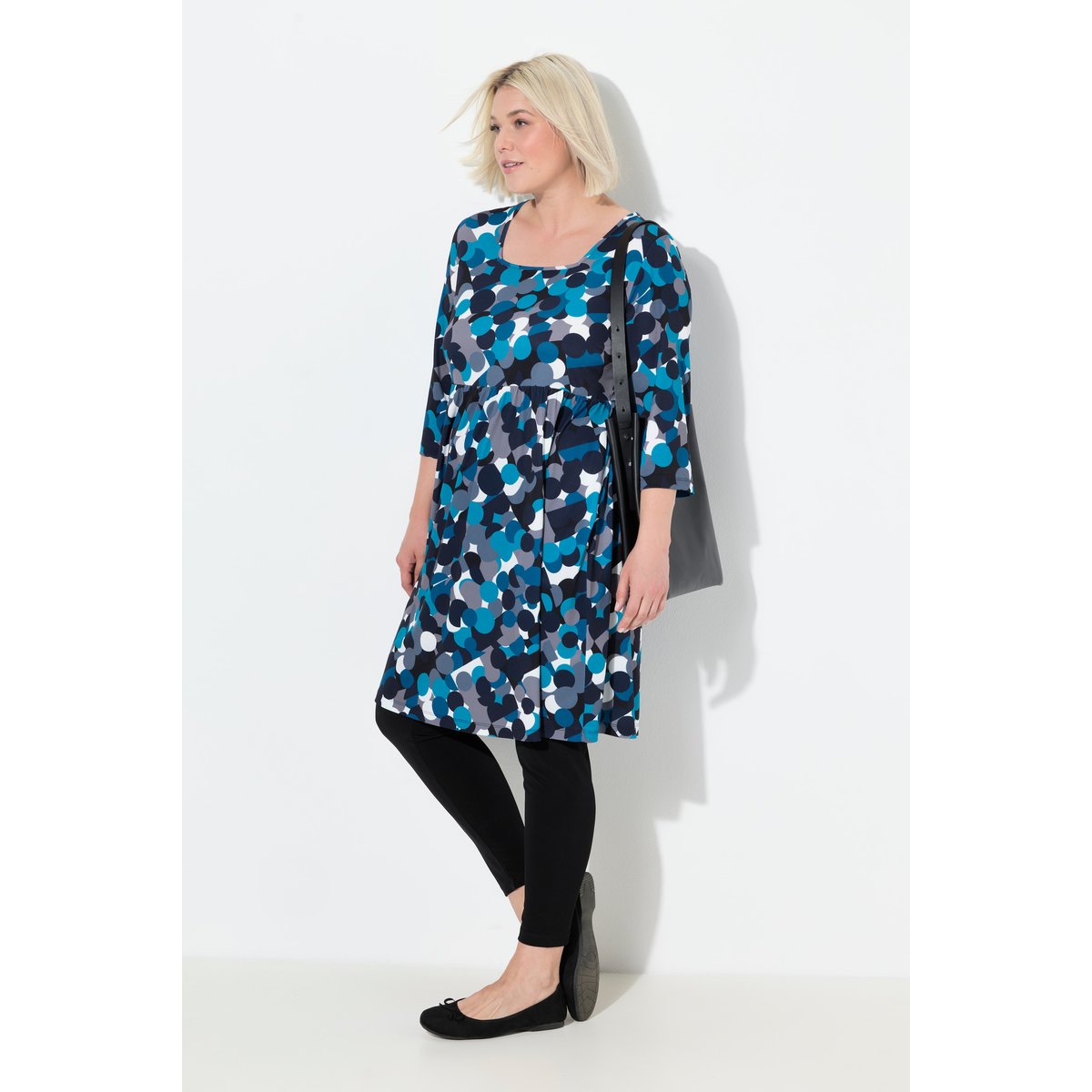T-shirt long noir, ULLA POPKEN