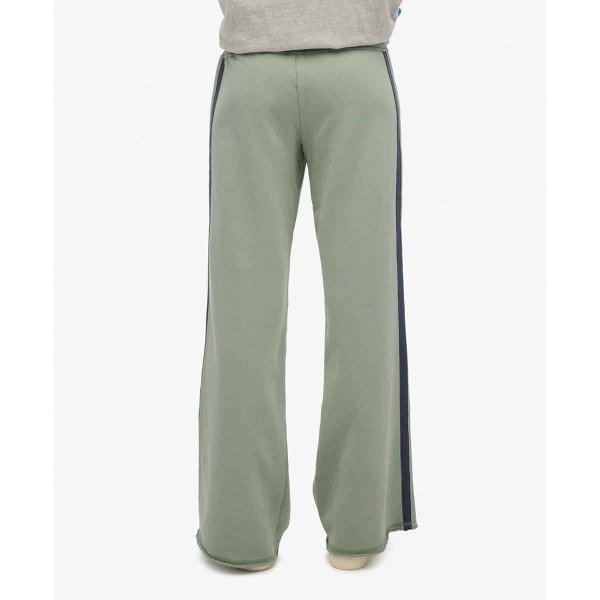 Pantalon de survêtement droit à logo Athletic Essentials vert lily pad, SUPERDRY