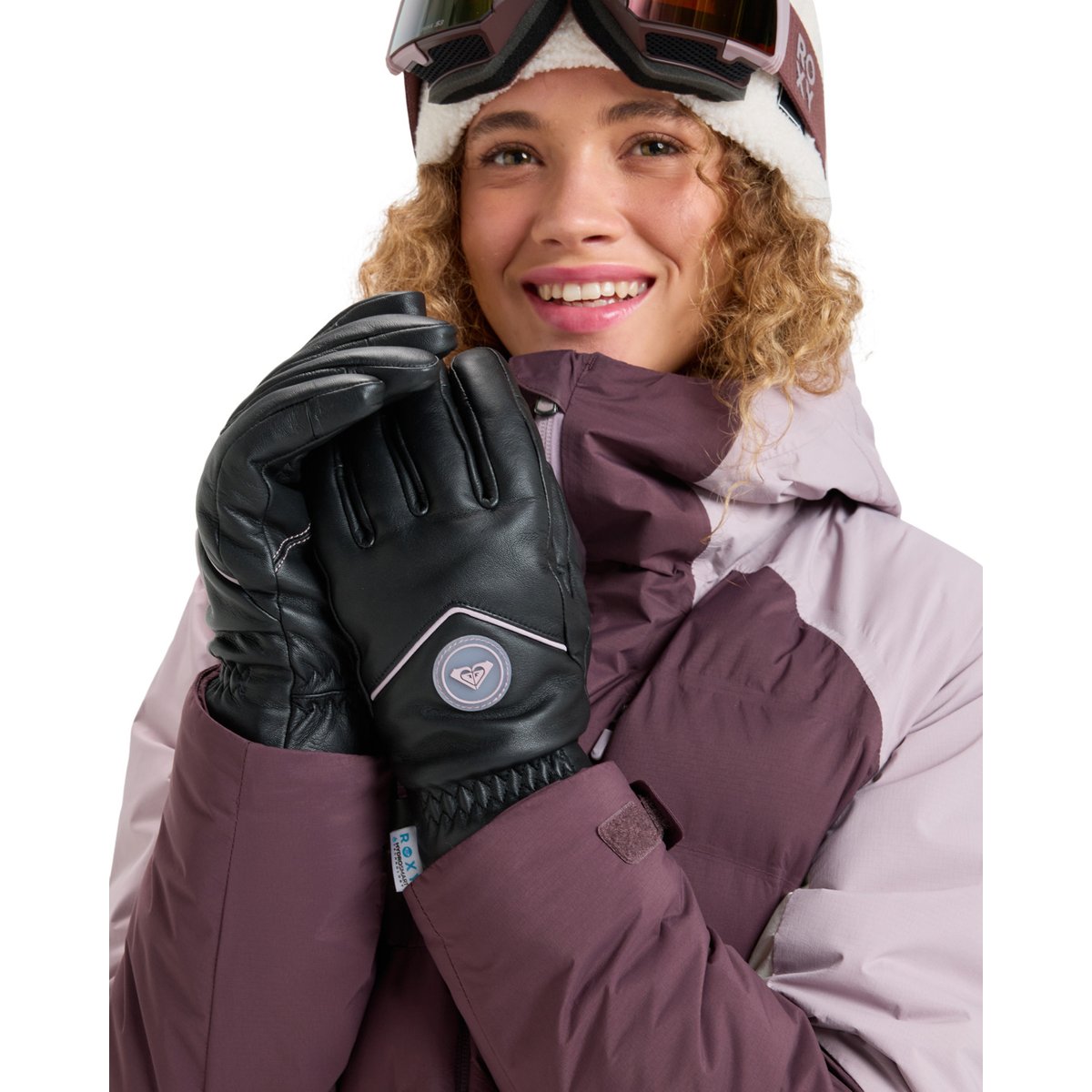Gants techniques ski/snowboard ICYDAY LEATHER. noir true black, ROXY