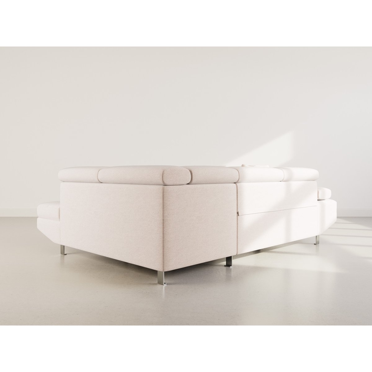 Canapé d'Angle Convertible 5 places - MARGAUX beige, BEST MOBILIER