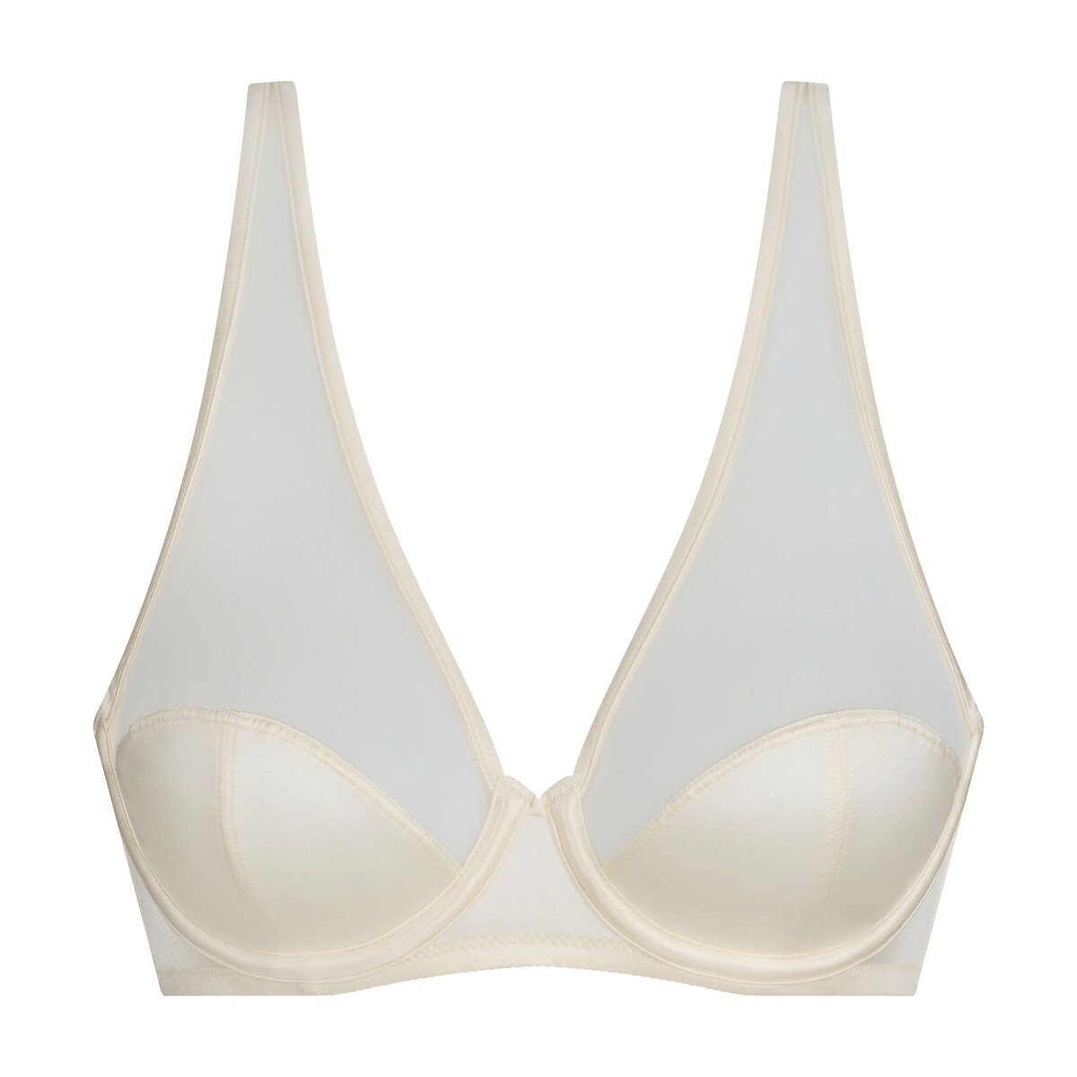 Soutien-gorge Glossy DIM x Inès de la Fressange ivoire, DIM