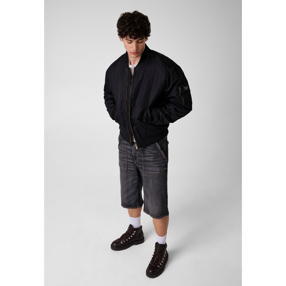 Blouson Aviateur noir, GUESS JEANS