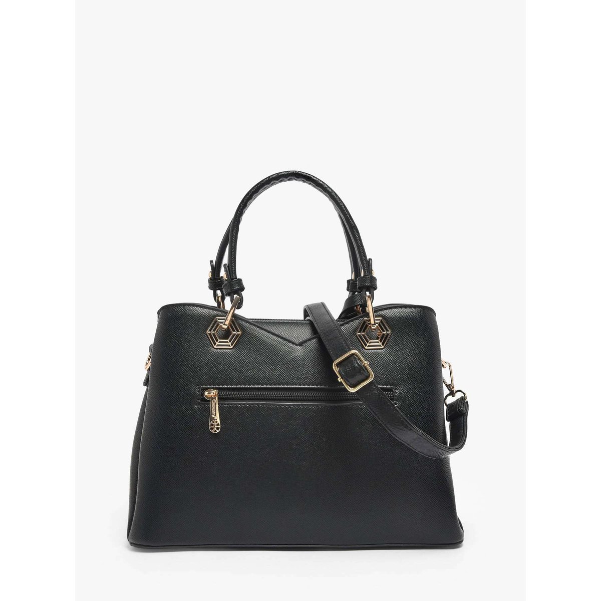 Sac porté main Saffiano black, GALLANTRY