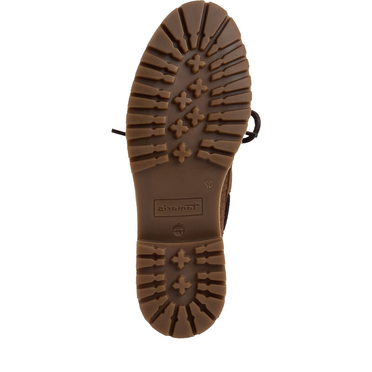 Scarpe da barca in pelle scamosciata marrone, TAMARIS
