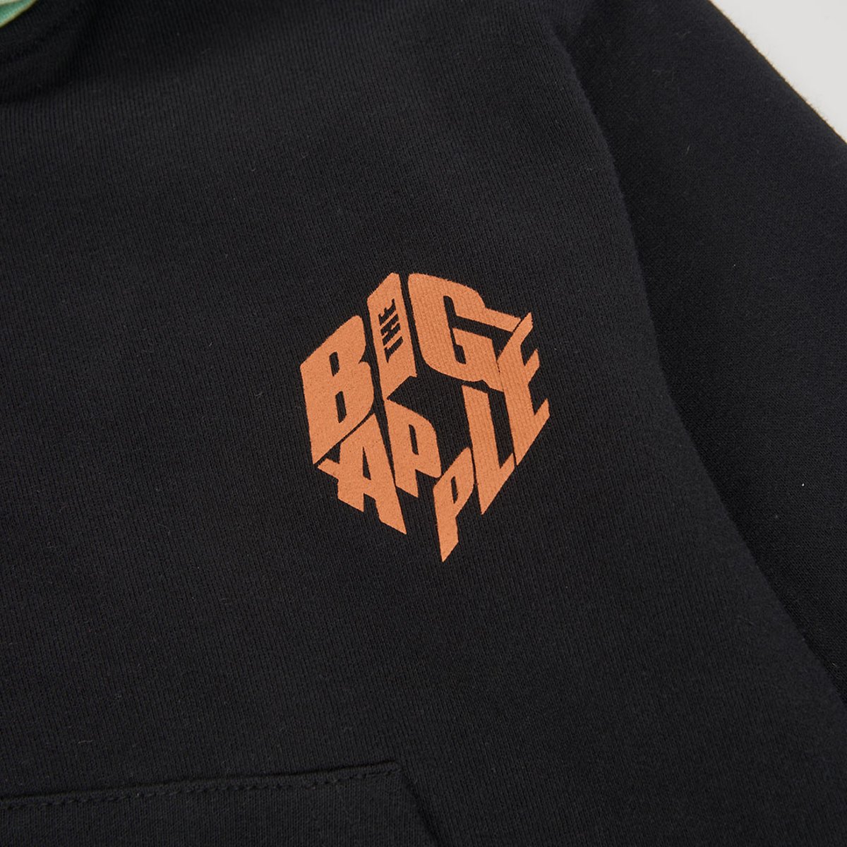Veste garçon molleton à capuche noir, BOBOLI