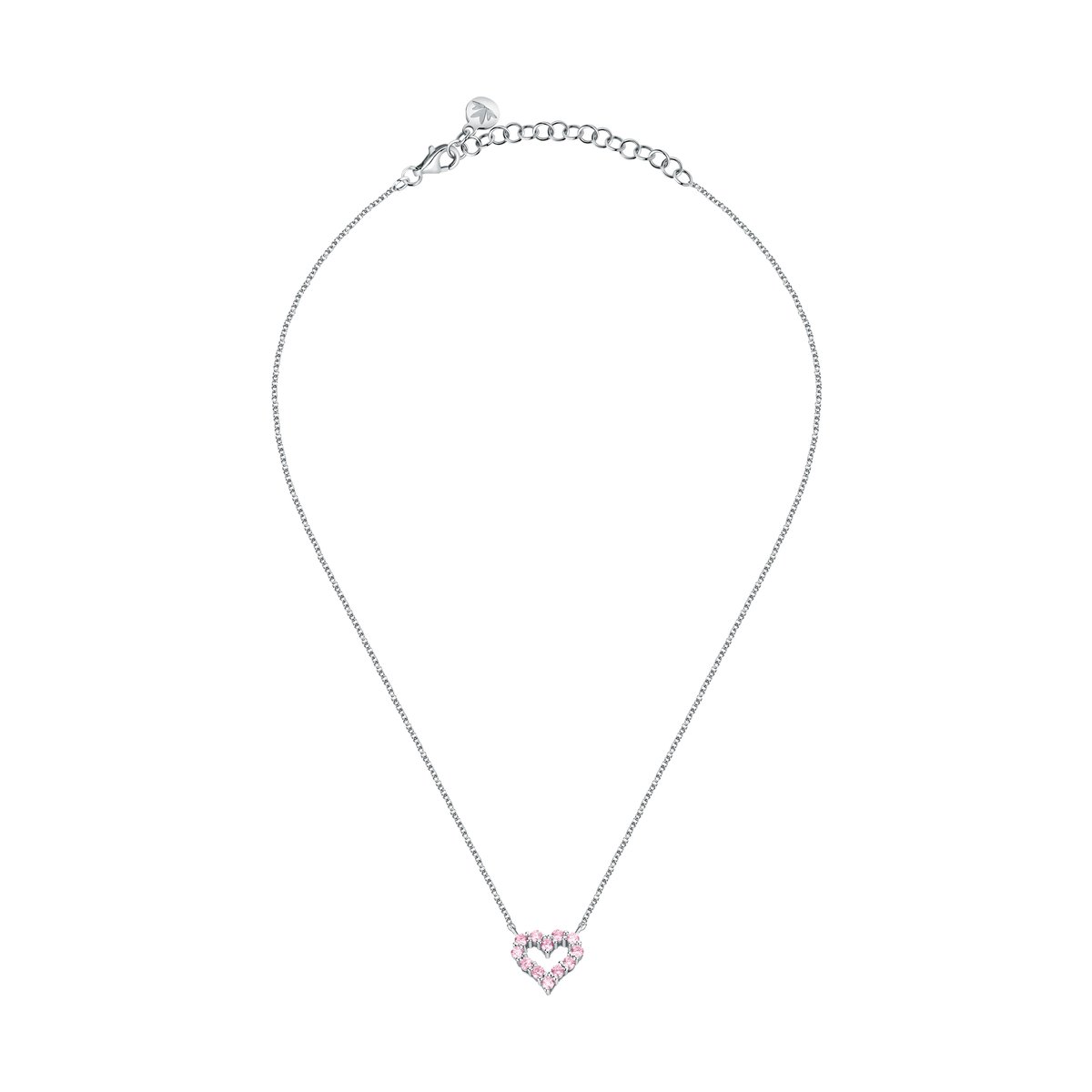 Collier en acier, cristaux, ipg TESORI rose, MORELLATO