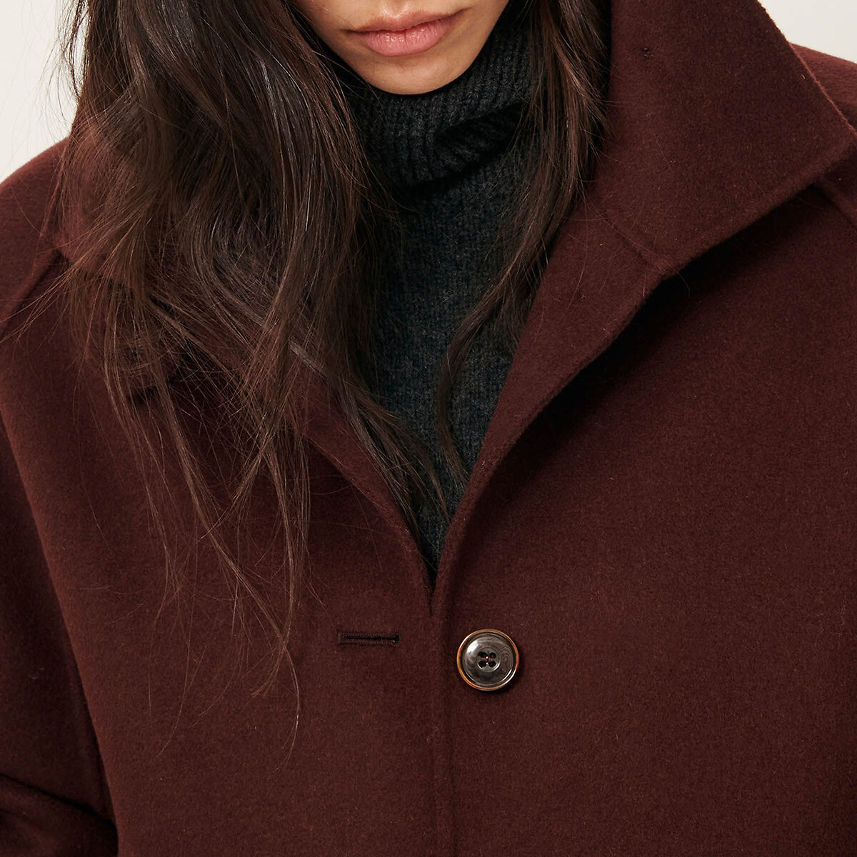 Manteau court en laine mélangée VALLEY NEVADO marron, SESSUN