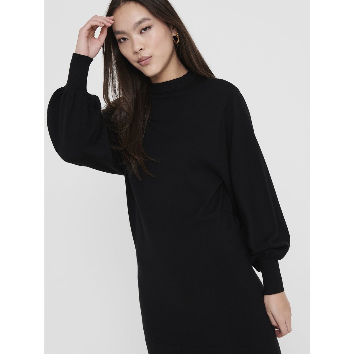 Robe En Maille noire - black, ONLY