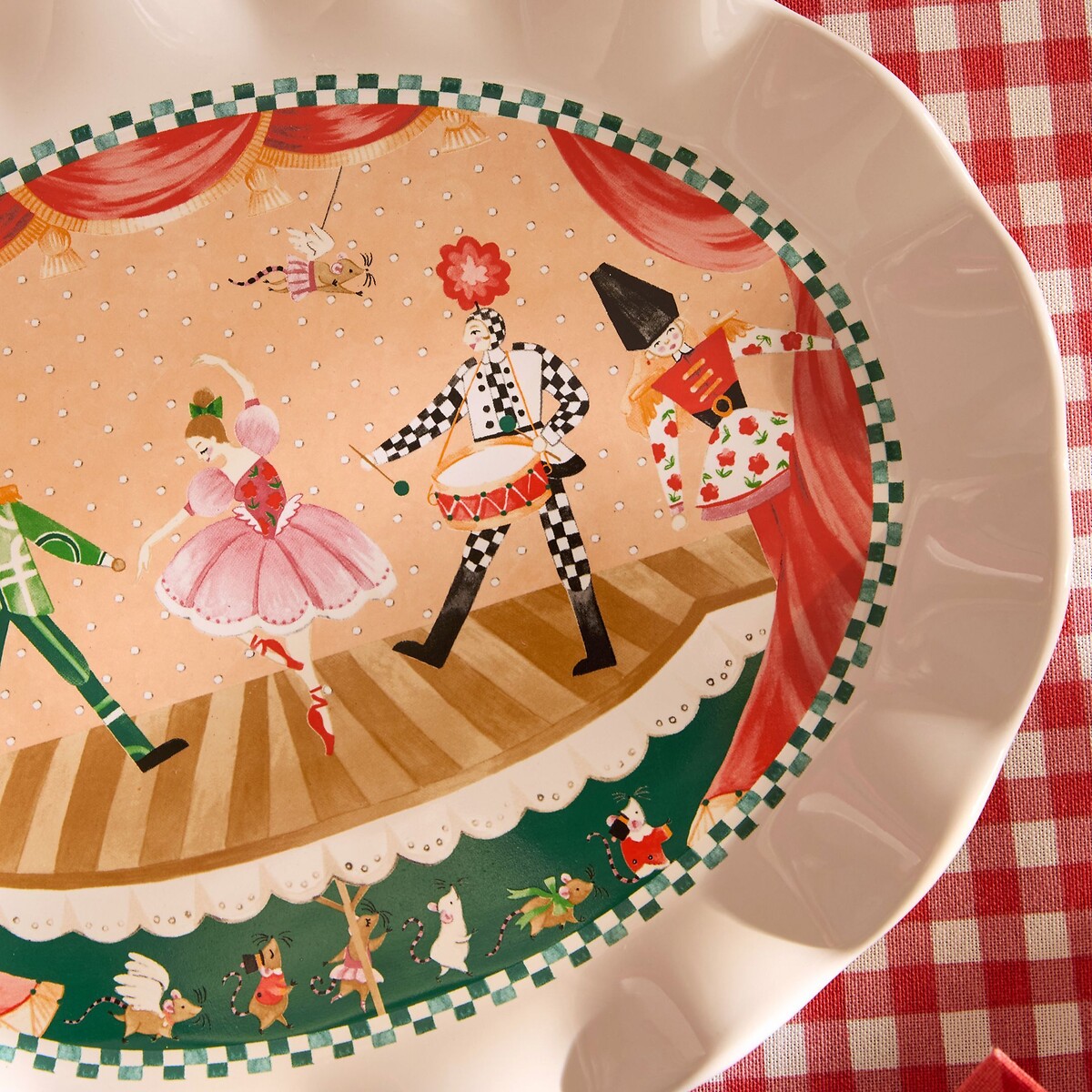 Nutcracker Oval Platter multi-coloured, CATH KIDSTON