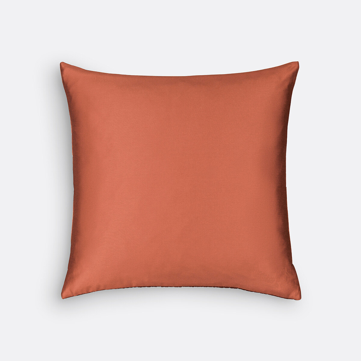 Kussenhoes in katoenfluweel 65x65cm, Honorine terracotta , LA REDOUTE INTERIEURS