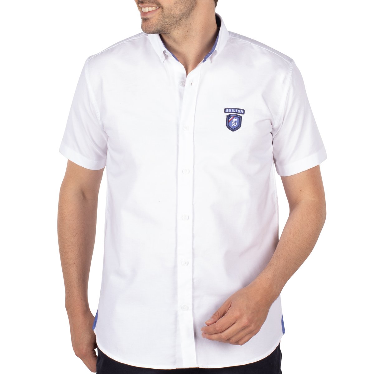Chemise company blanc, SHILTON