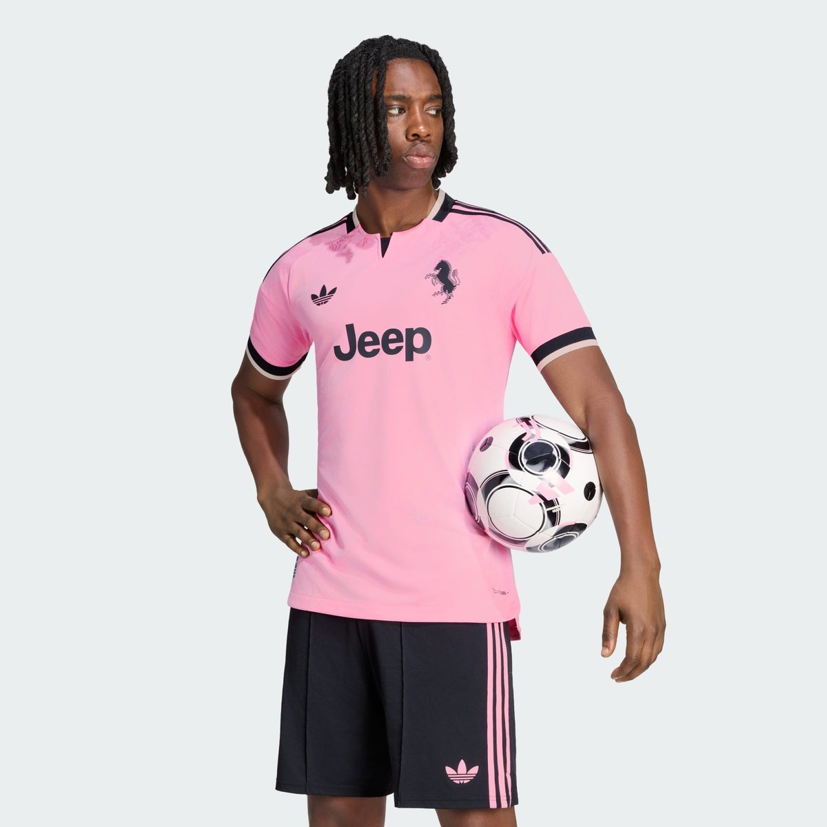 Maillot Authentique Extérieur Juventus 26/27 Maillot Authentique Extérieur Juventus 26/27 true pink / black, adidas Performance