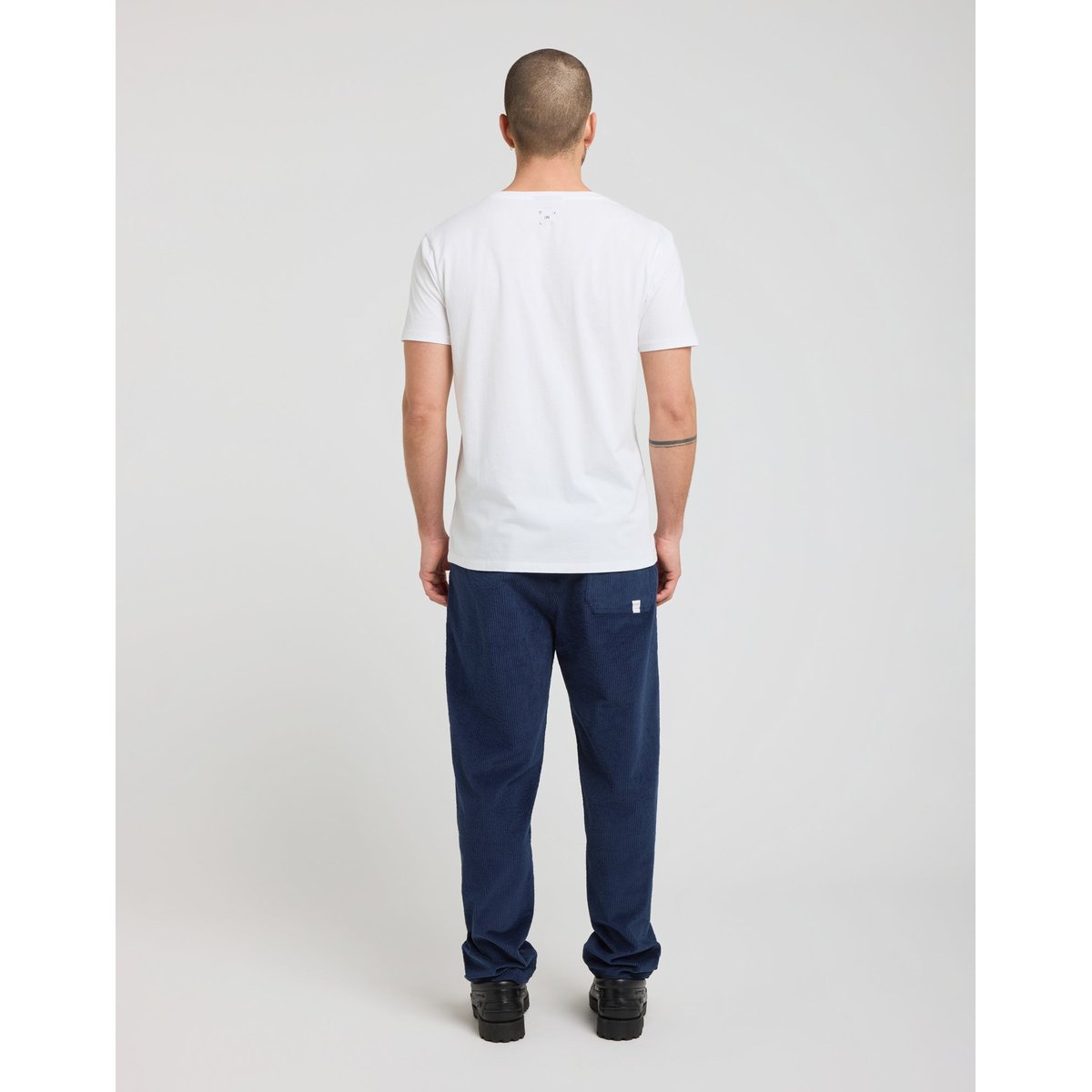 PANTALON LOOSE VELOURS ROYDEEPBLUE bleu foncé, PULLIN