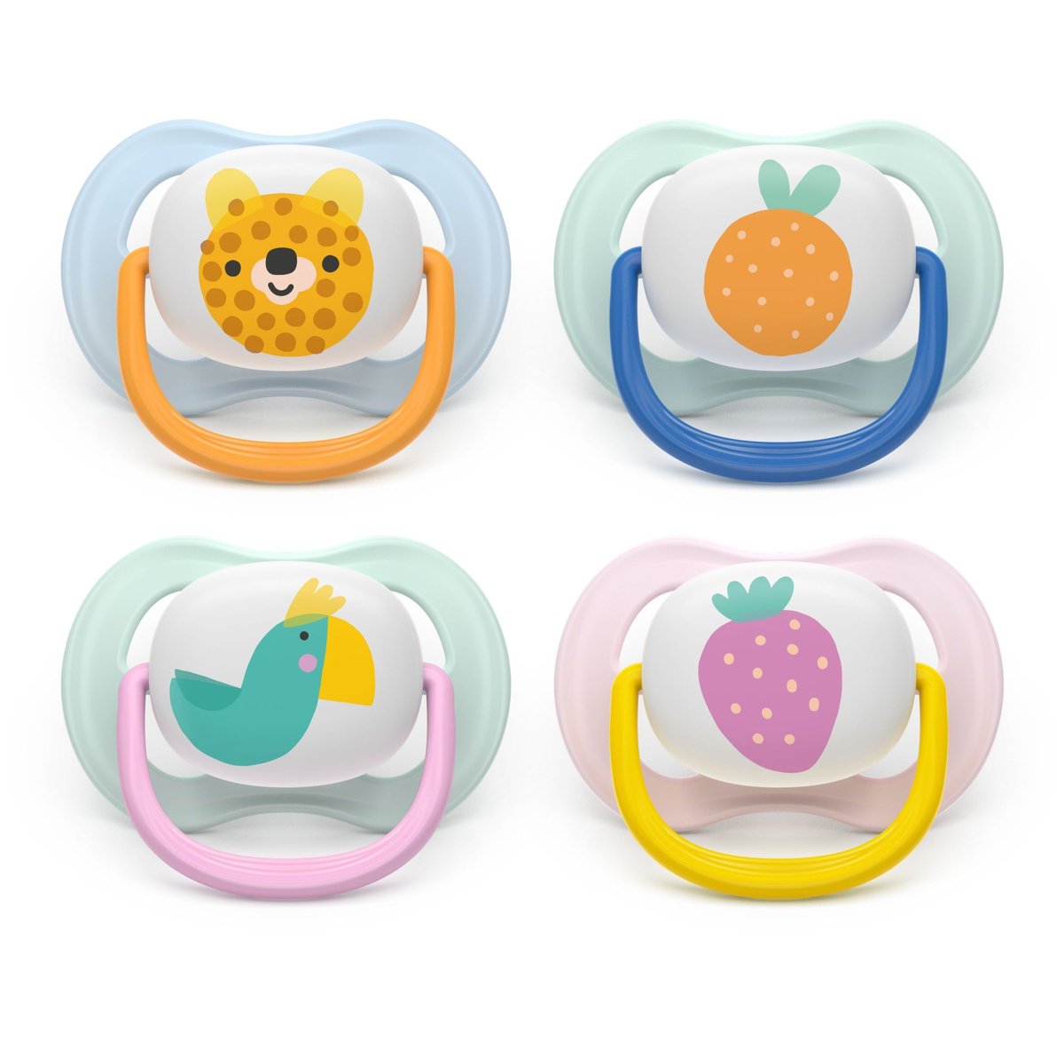 Lot de 2 sucettes Ultra Air transparent, PHILIPS AVENT