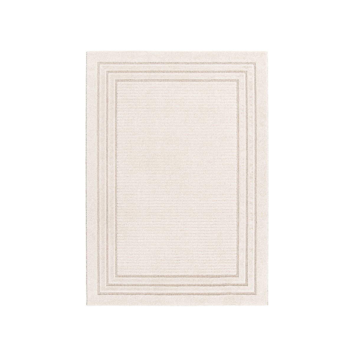 Tapis poils ras style bohème, ALEXANDRIA beige, BOBOCHIC