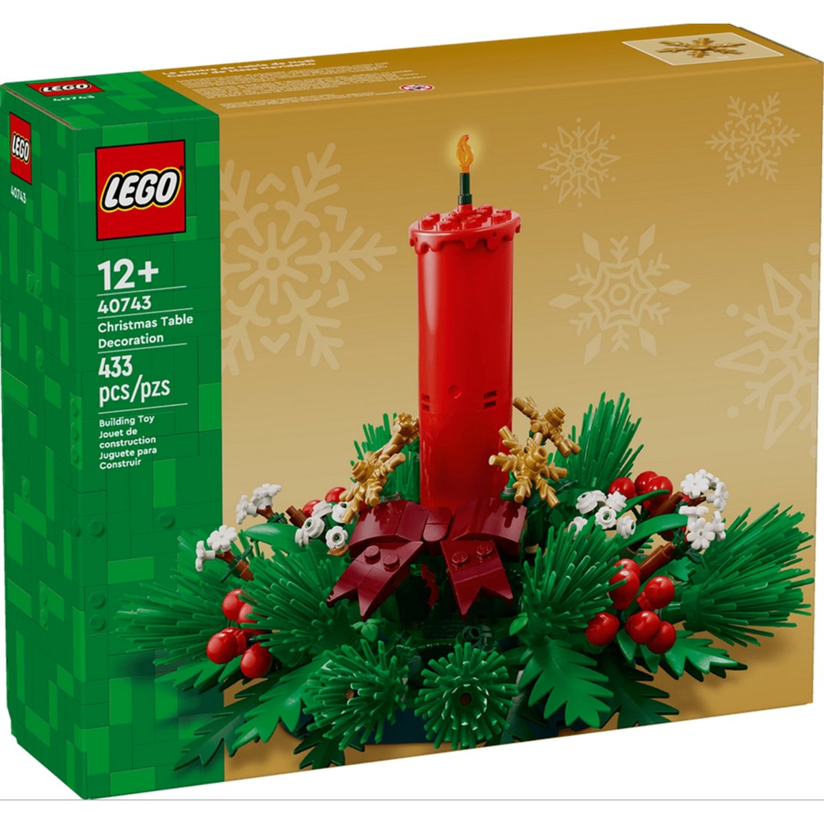 Centre de table de Noël multicolore, LEGO