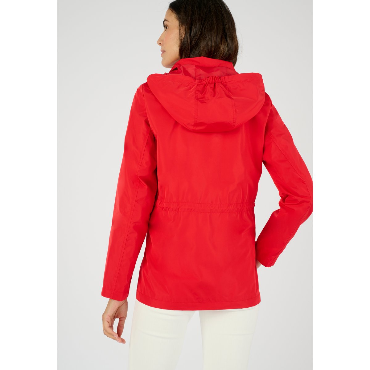 Parka légère et fluide rouge, DAMART
