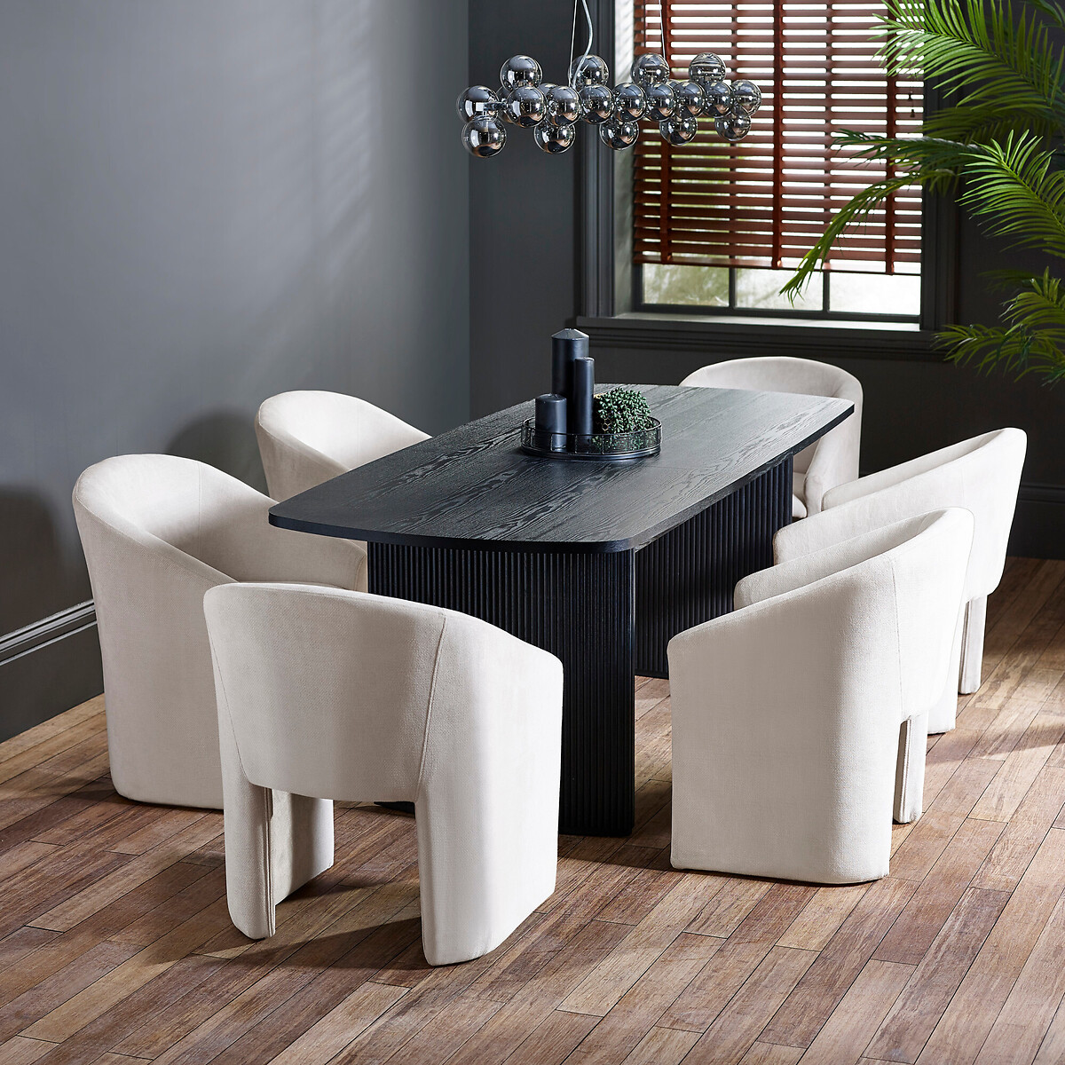 Avelio Upholstered Tub Dining Chair cream, SO'HOME
