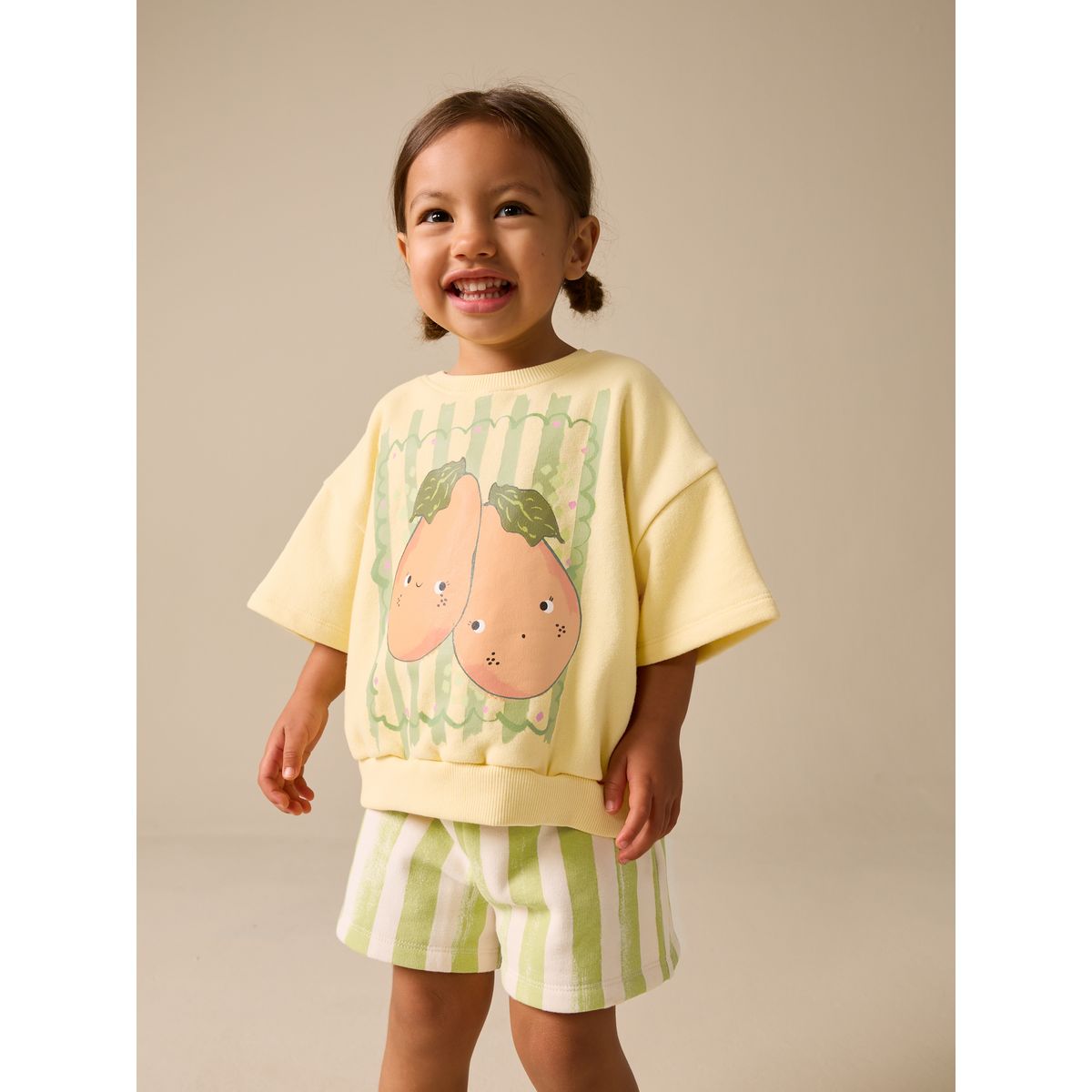 Ensemble short et haut fruits verts, NEXT