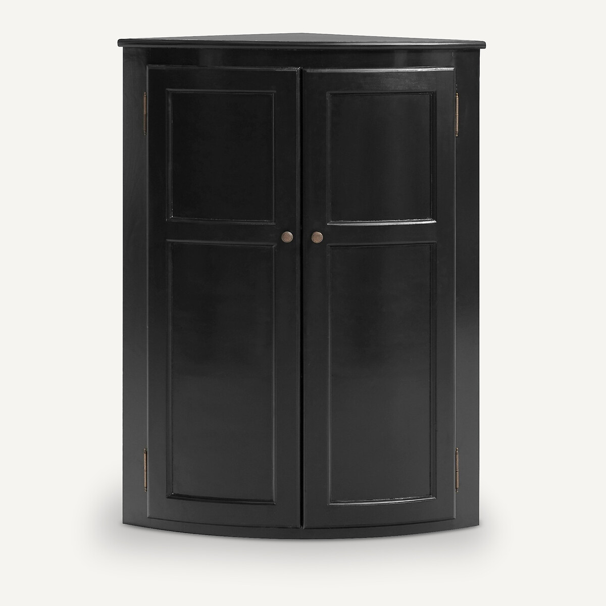 Meuble d'angle haut, Pile, 2 portes noir, AM.PM