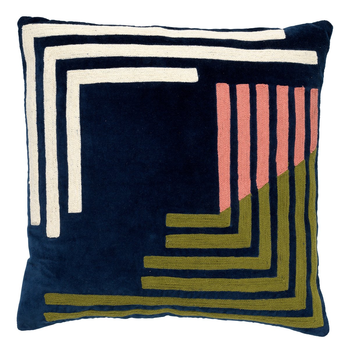 Coussin Remy bleu marine, DUTCH DECOR