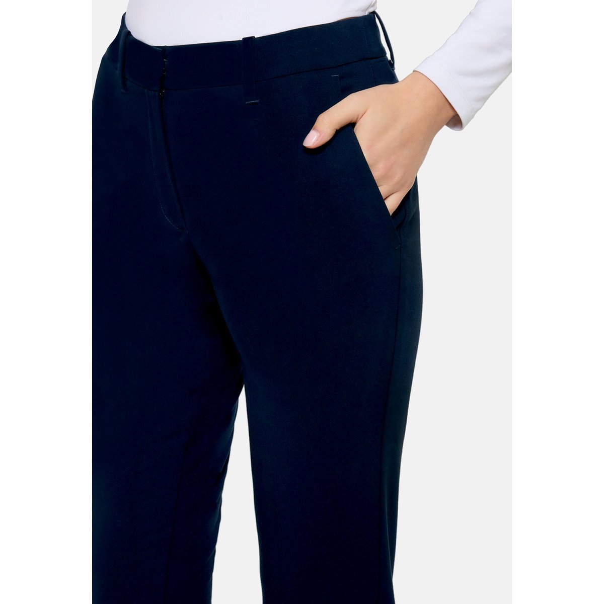 Pantalon de tailleur à poches navy blue, BETTY & CO