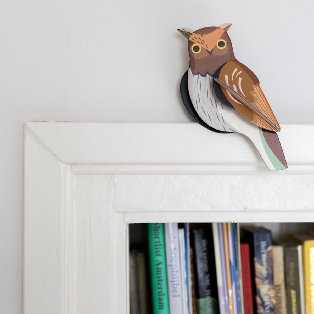 Oiseau décoratif 3d chouette  Tawny Owl marron, STUDIO ROOF