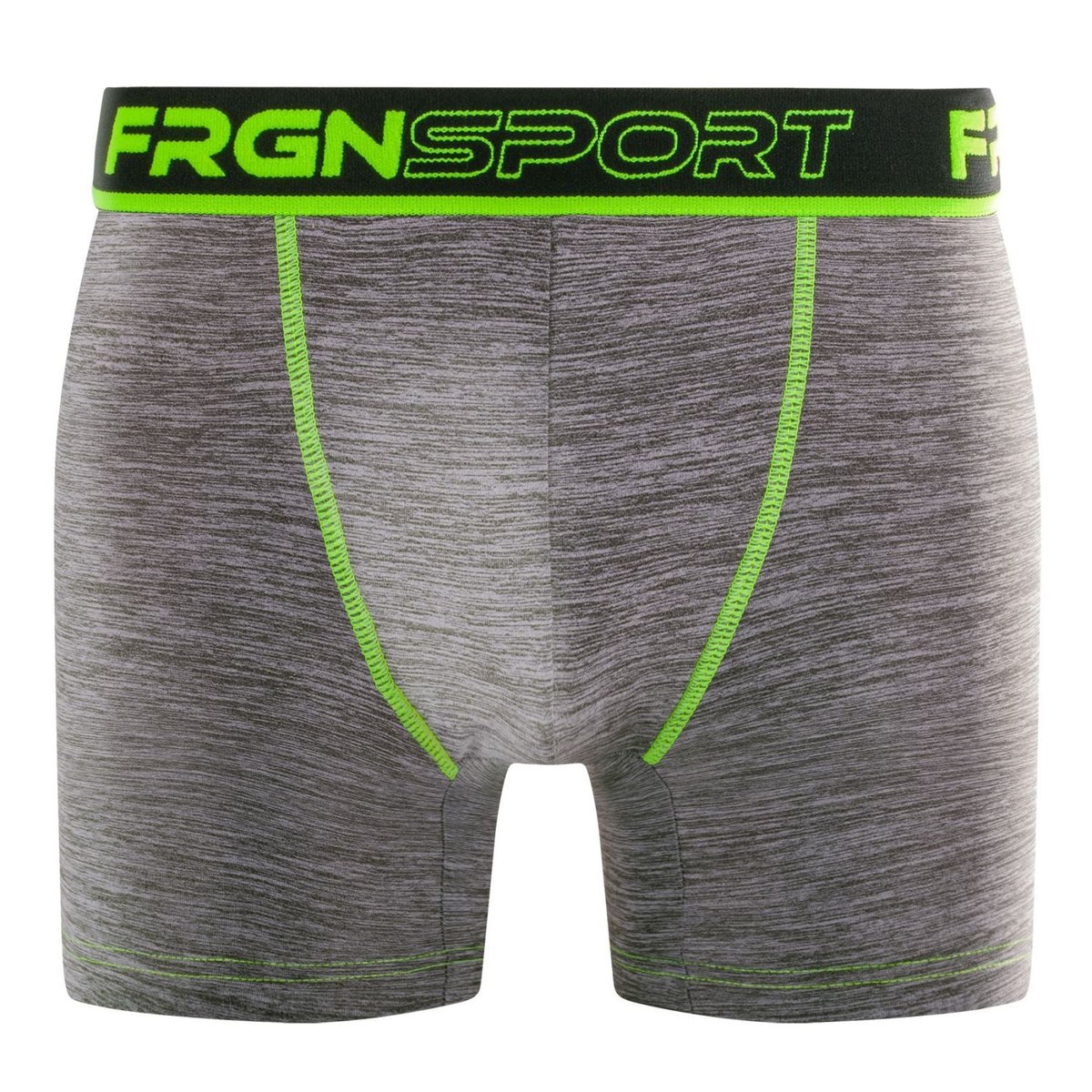Lot De 4 Boxers Sport noir/gris/jaune/orange/vert/rose, FREEGUN