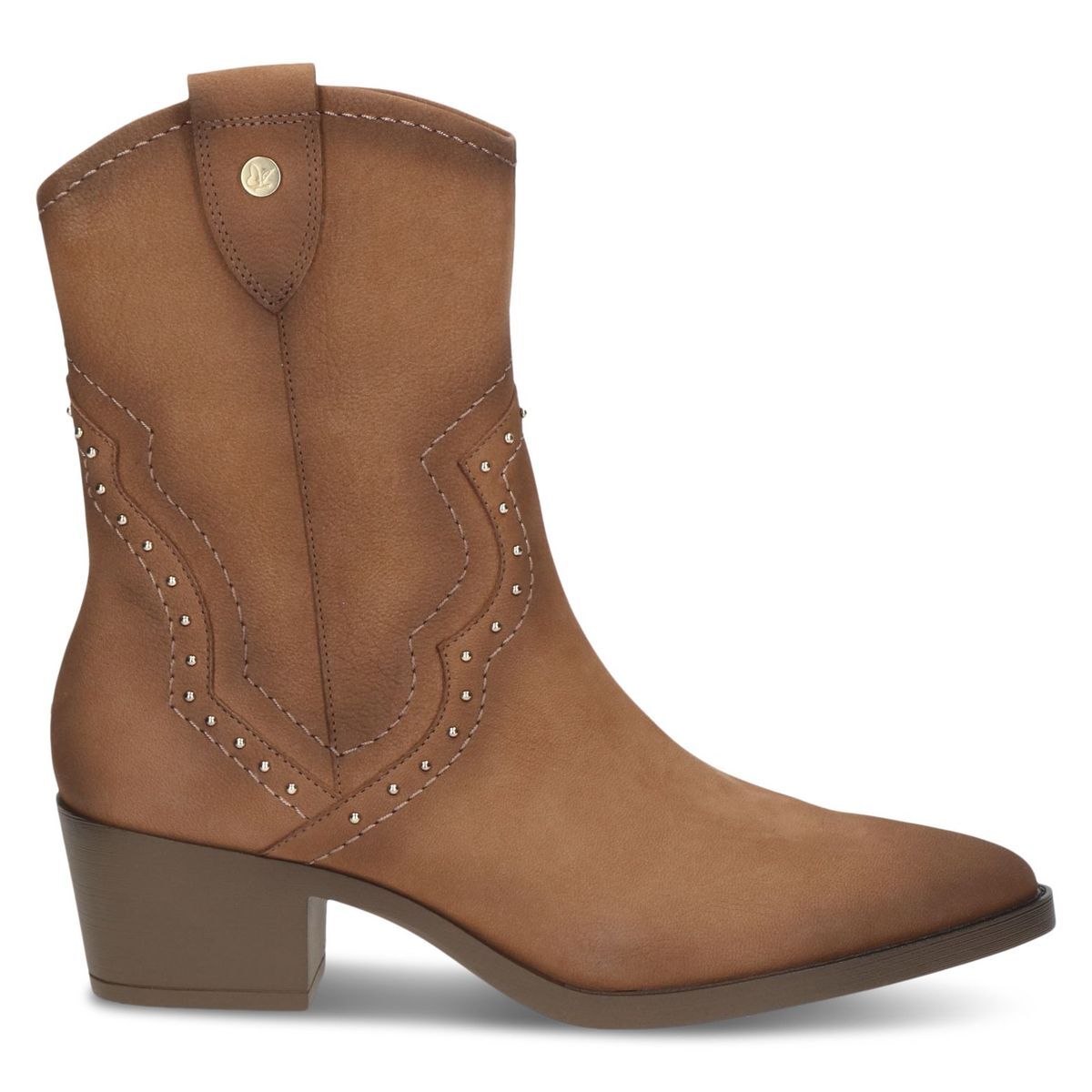 Bottine en cuir marron mocca, CAPRICE