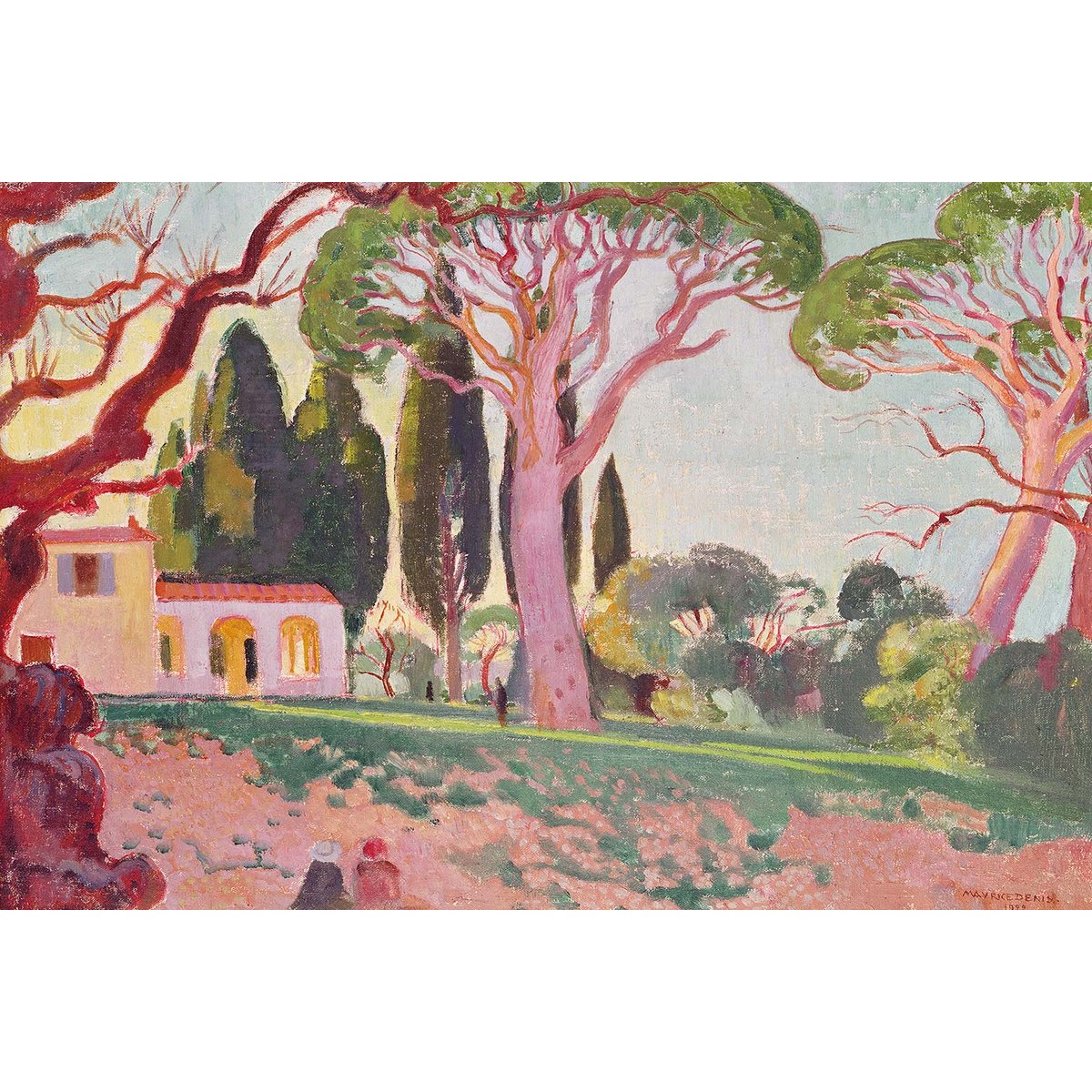 Tableau célèbre la chapelle de cannes de maurice denis toile imprimée, HEXOA
