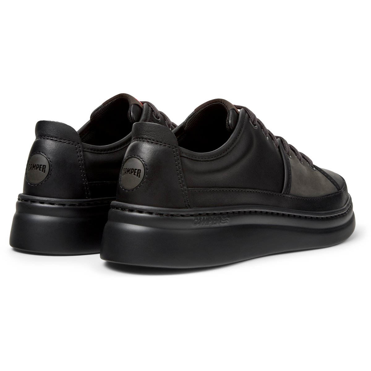 Baskets G3D Runner Up Twins cuir noir gris 1, CAMPER