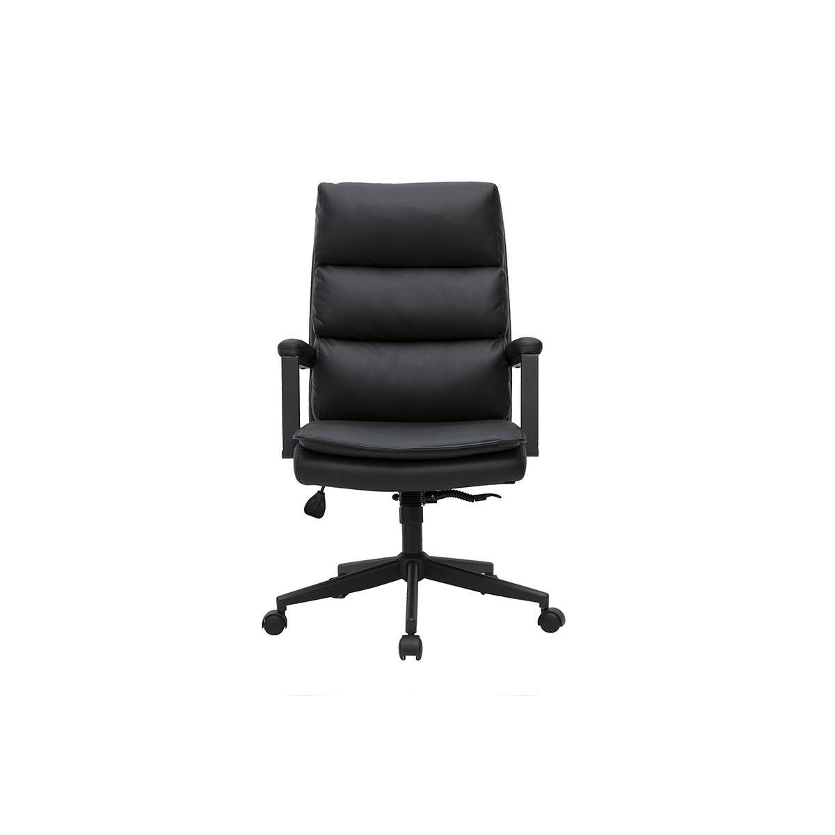 Fauteuil de bureau à roulettes noir SAEL noir, MILIBOO