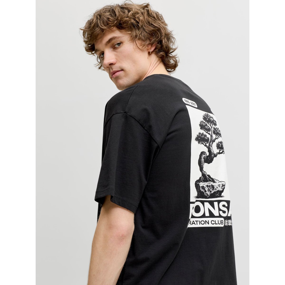 T-Shirt noire - black, JACK & JONES