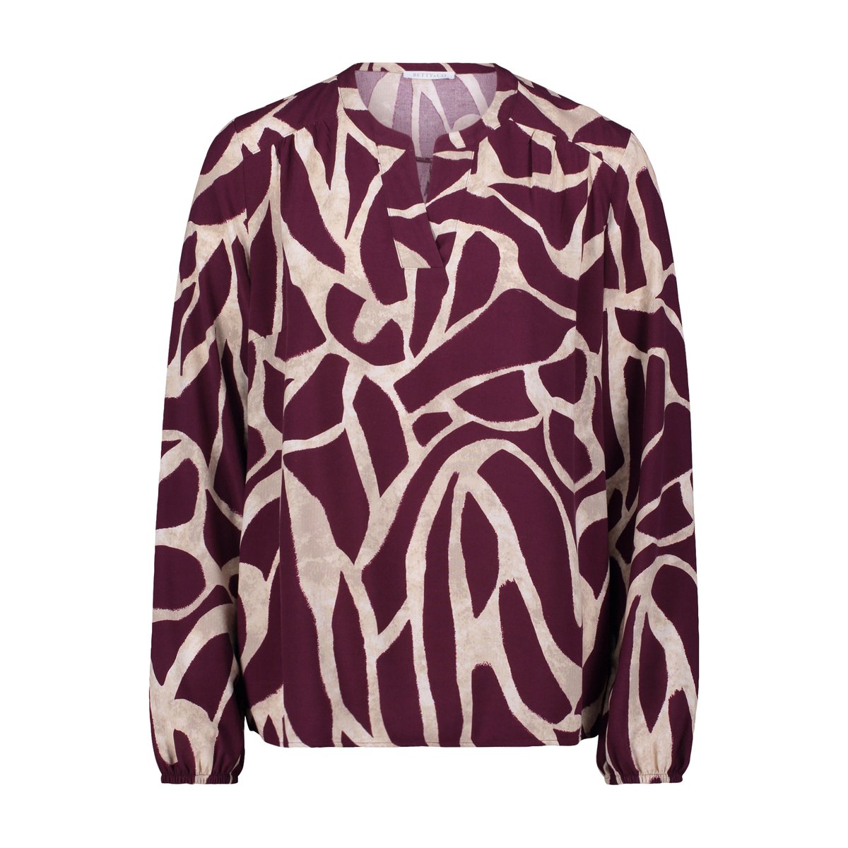 Tunique à imprimé dark red/nature, BETTY & CO