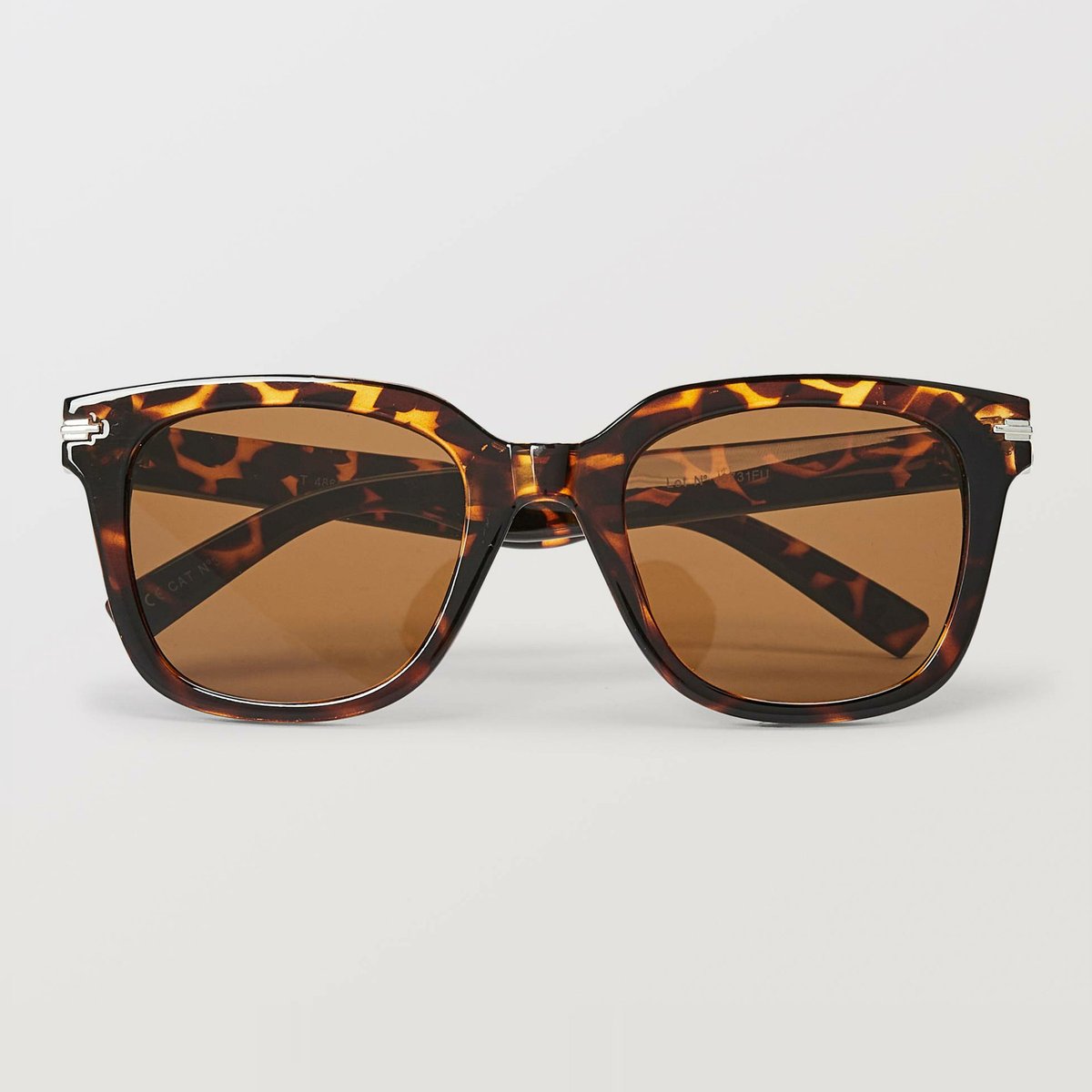 Lunettes de soleil ecaille clair, MONOPRIX