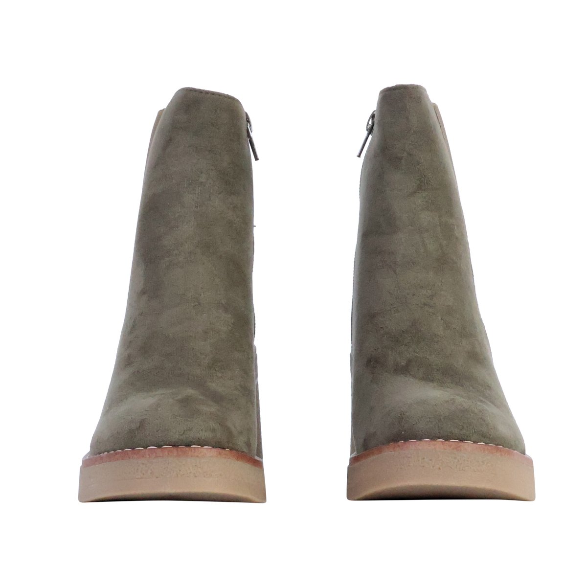 Bottines à Zip kaki, THE DIVINE FACTORY